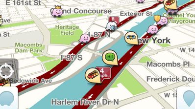 mapa de Waze