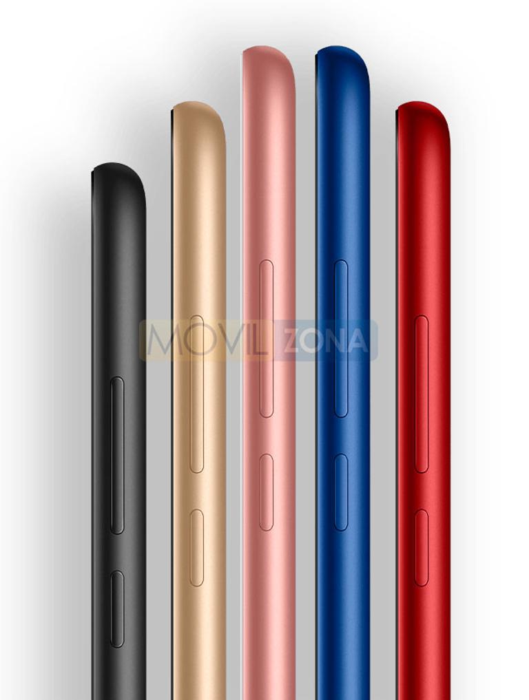 Meizu M5c negro, dorado, rosa, azul y rojo