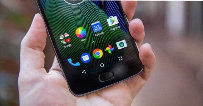 Pantalla del Moto G5