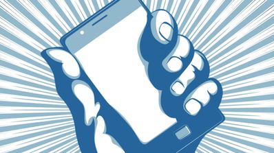 diseño movil en mano