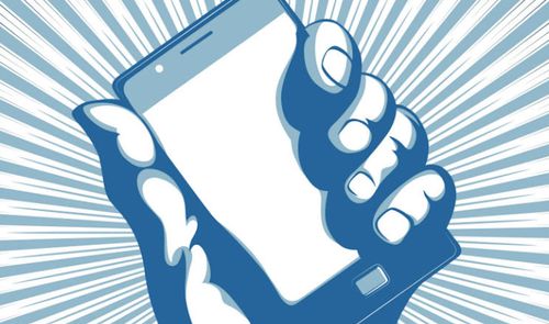 diseño movil en mano