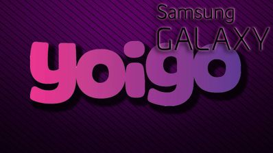 Yoigo con logo de los Samsung Galaxy