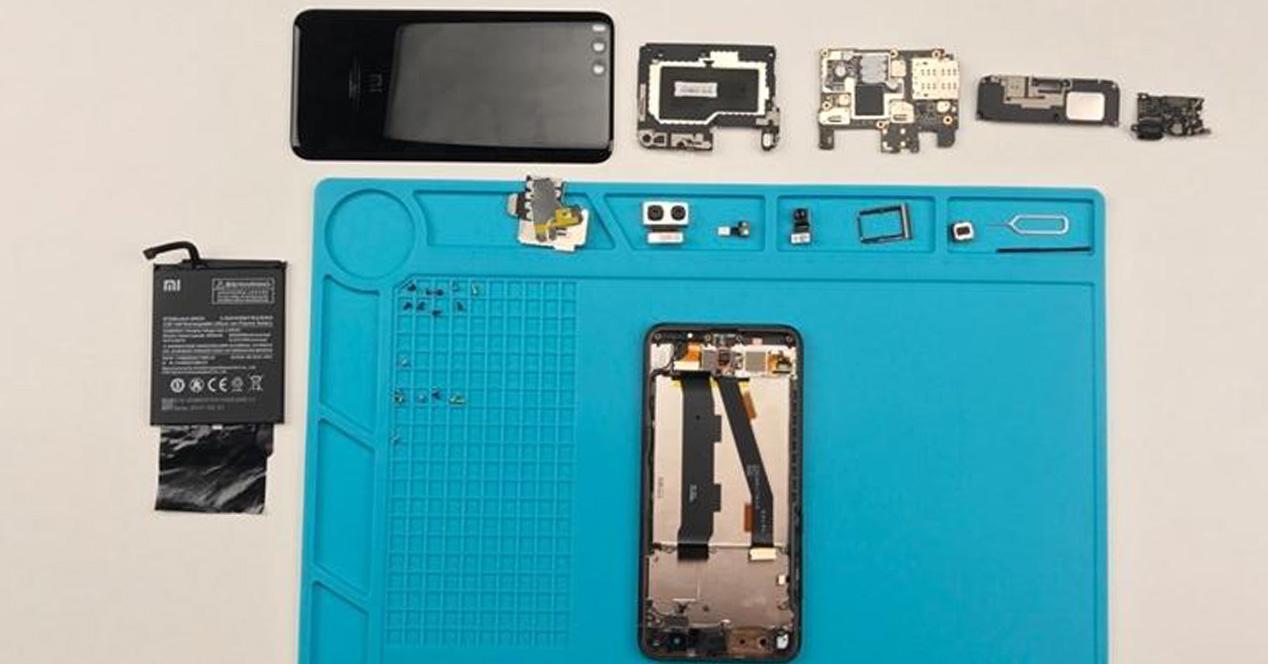 Desmontaje para reparar el Xiaomi Mi 6