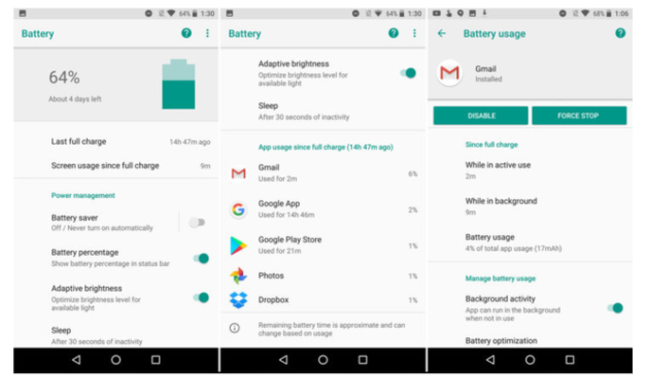 batería android o