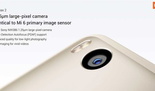 Cámara del fotos del phablet Xiaomi Mi Max 2