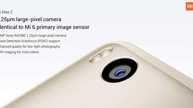 Cámara del fotos del phablet Xiaomi Mi Max 2