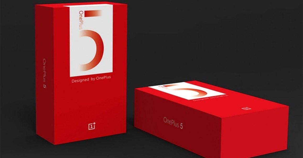caja del OnePlus 5