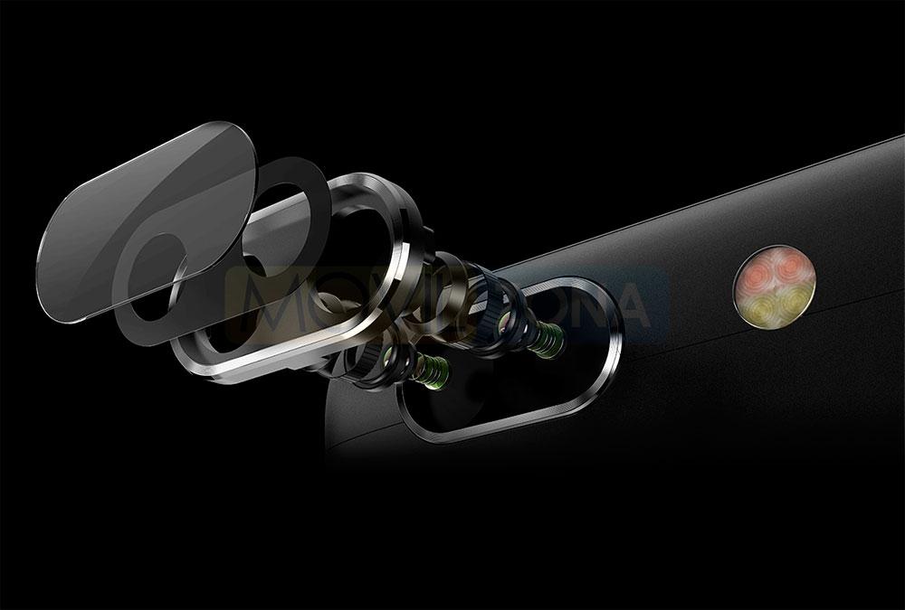 Elephone C1 Max doble cámara detalle de las lentes