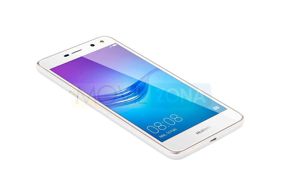 Huawei Y6 2017 blanco lateral