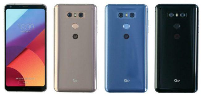Colores del LG G6 Plus