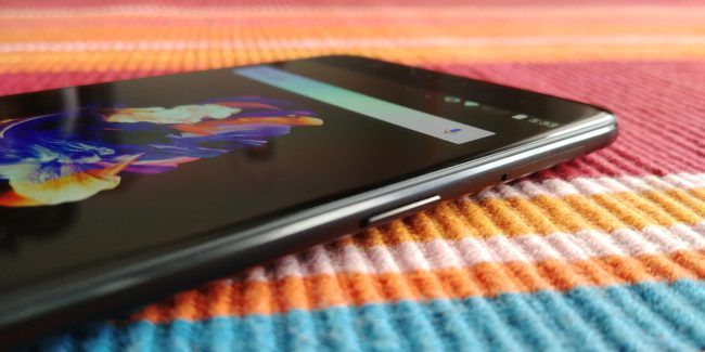 Lateral del OnePlus 5
