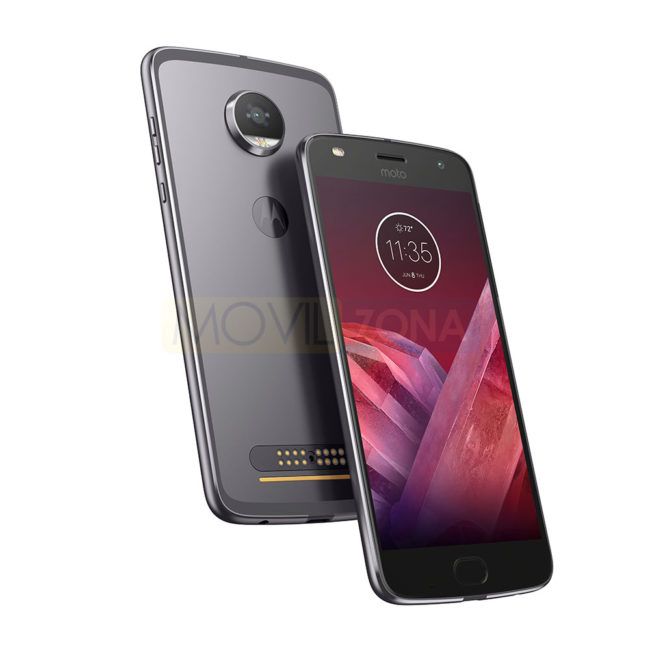 Motorola Moto Z2 Play plata y negro