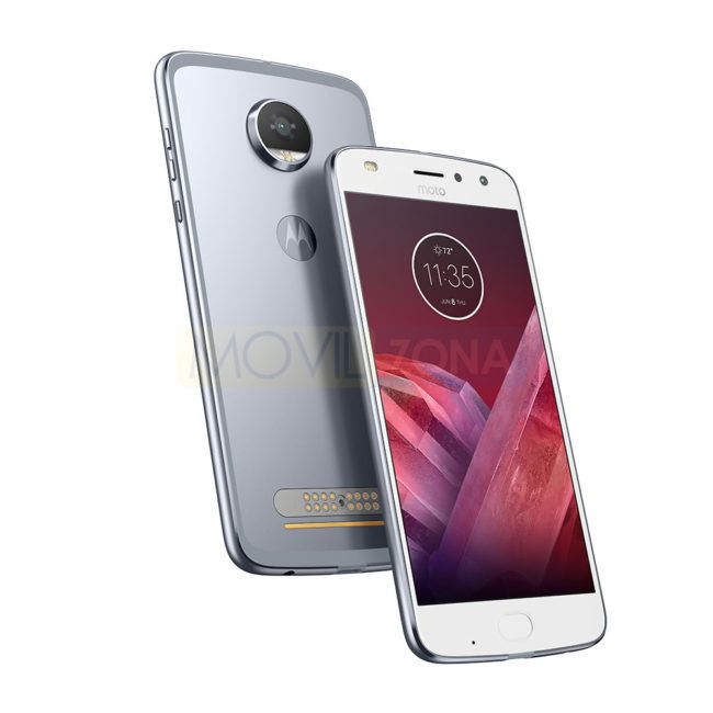 Motorola Moto Z2 Play blanco y plata