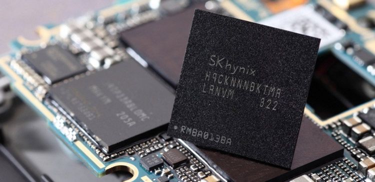 Chip de memoria de iPhone 8