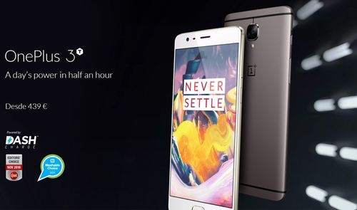 Stock del OnePlus 3T