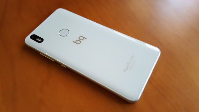 Lector huellas BQ Aquaris X