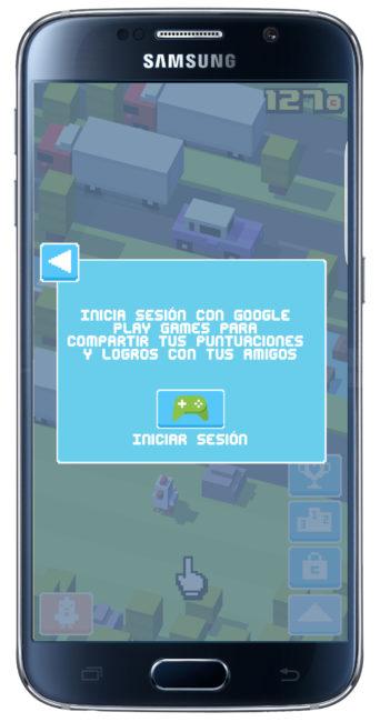 Conectar Crossy Road a Google Games
