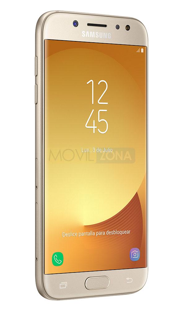 Samsung Galaxy J5 2017 dorado perfil