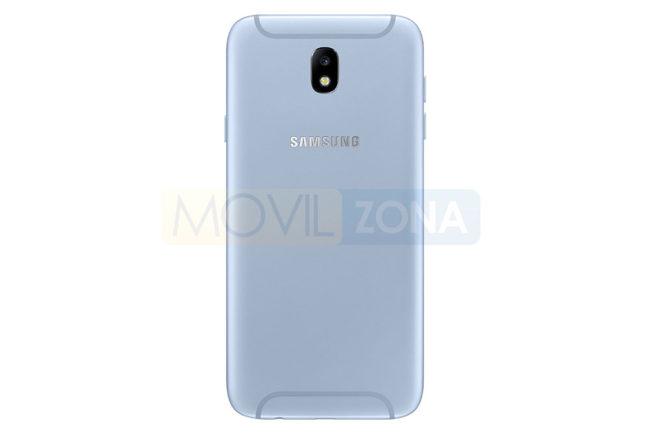 Samsung Galaxy J7 2017 vista trasera azul