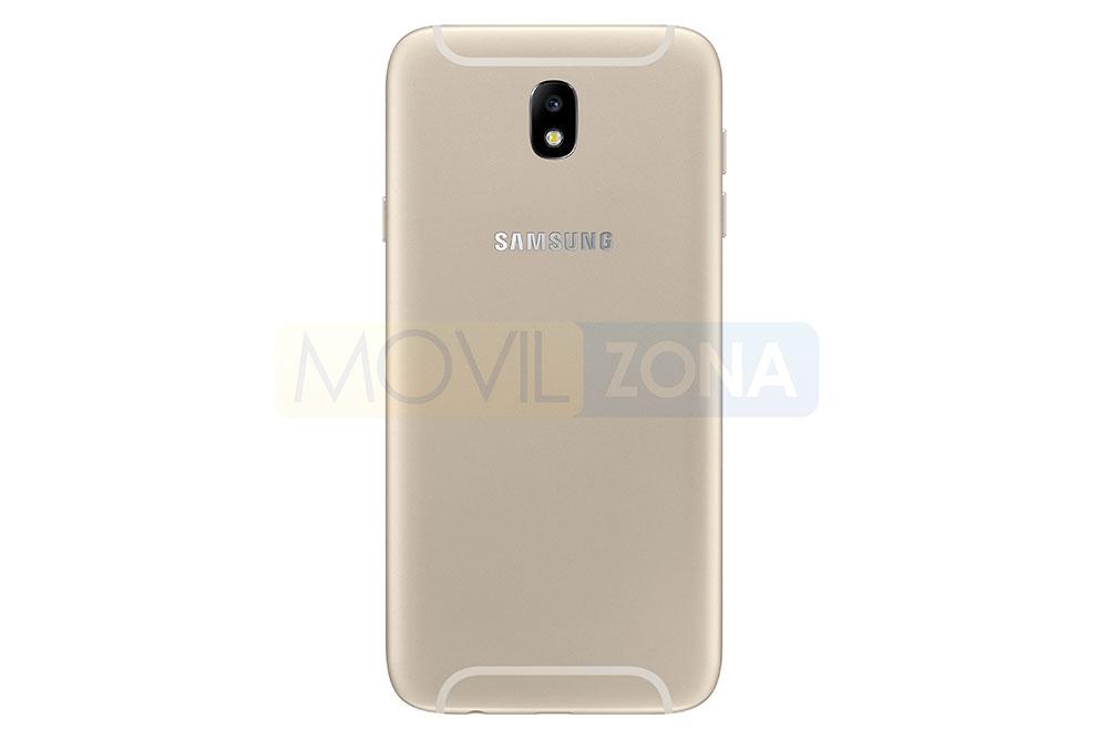Samsung Galaxy J7 2017 dorado vista tarsera