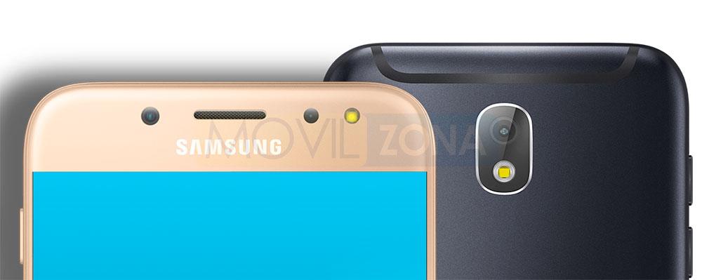 Samsung Galaxy J7 Pro dorado y plata