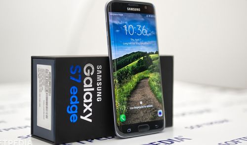 caja de ambalaje del Samsung Galaxy S7 Edge