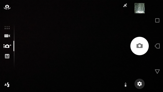 Aplicación cámara del Sony Xperia XZ Premium