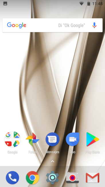 Escritorio del BQ Aquaris X