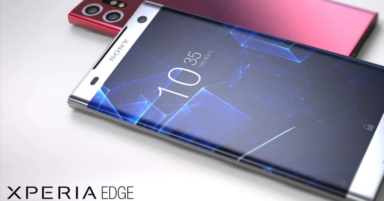 Sony Xperia Edge sin marcos de pantalla