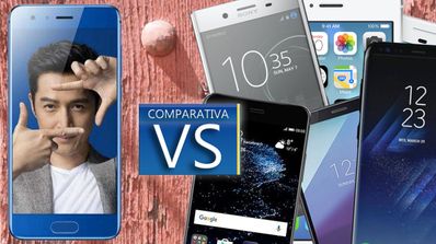 honor 9 vs topes de gama