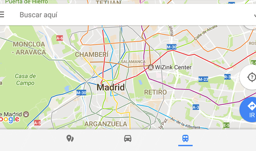 metro google maps