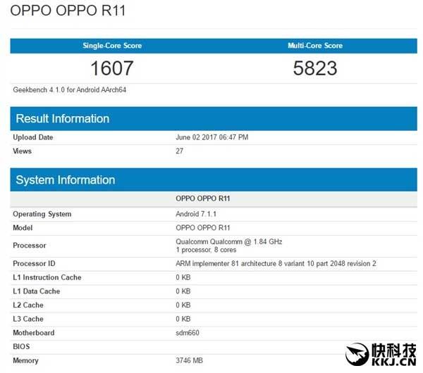 rendimiento del Oppo R11