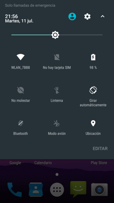 Accesos rápidos AGM A8 SE