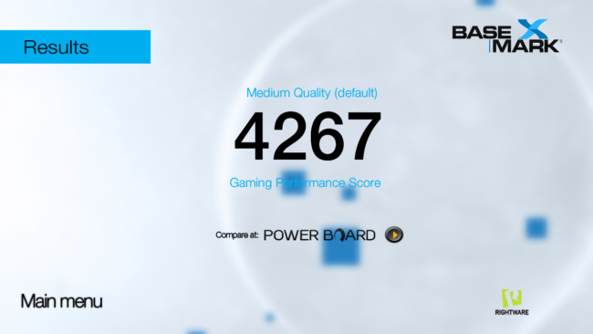 Prueba Basemark AGM A8 SE