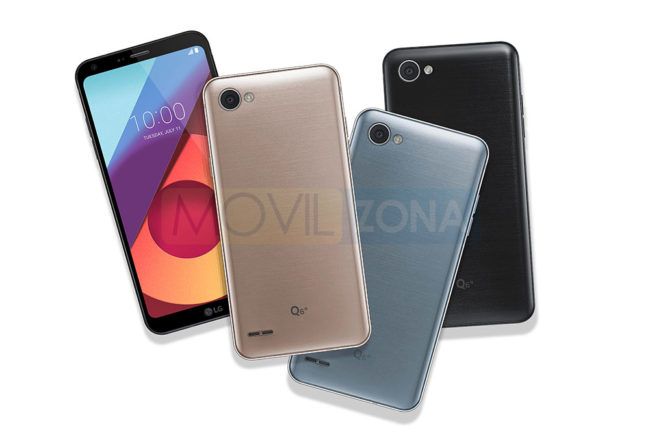 LG Q6 vista trasera