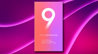 captura de pantalla de una sección de MIUI 9 Beta