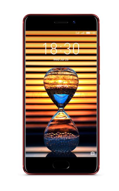 Meizu PRO 7 de color rojo