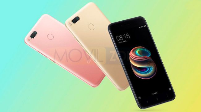 Xiaomi Mi 5X rosa, dorado y negro