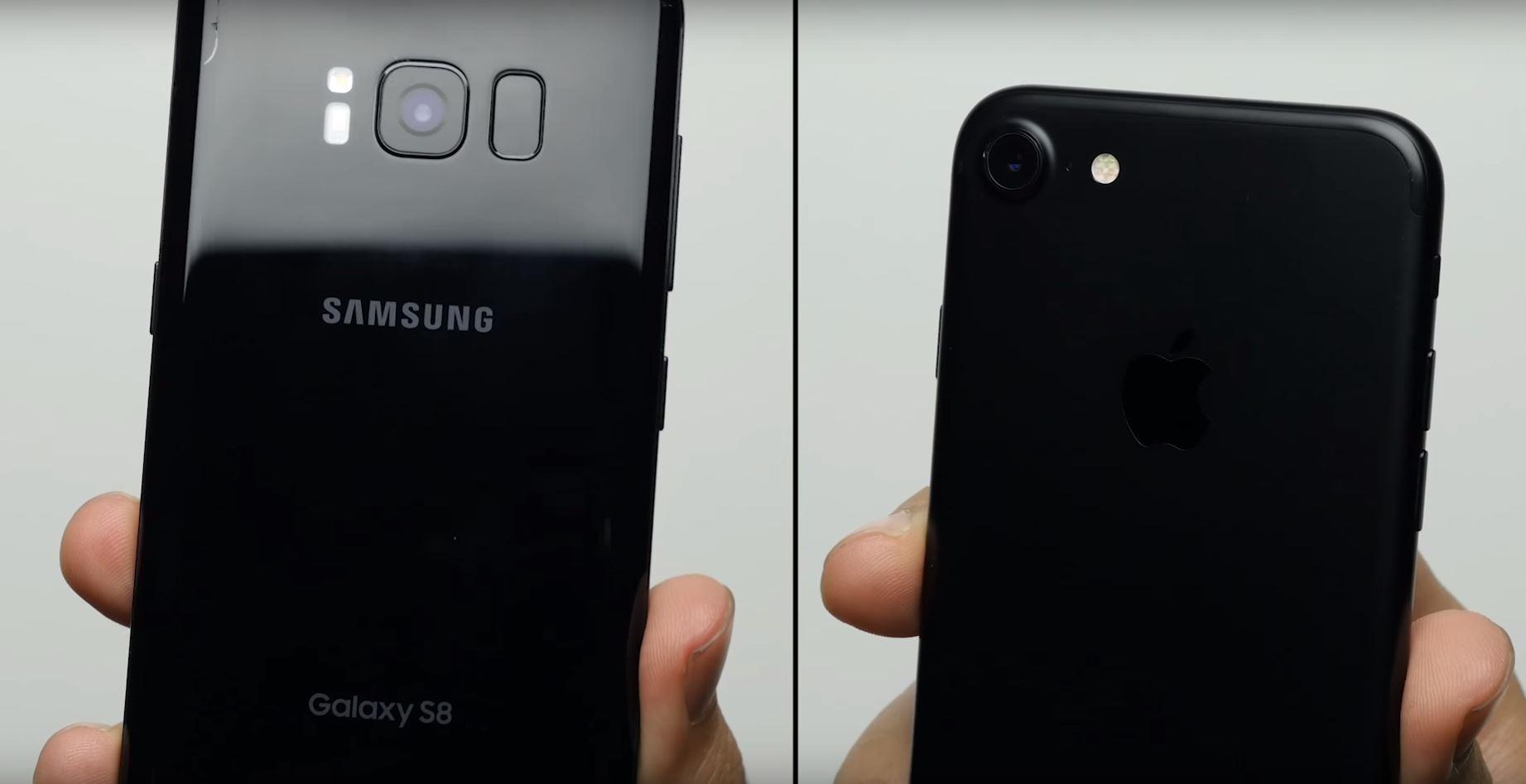 Test de caída del Samsung Galaxy S8