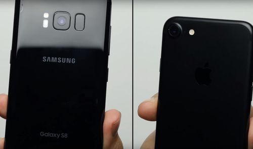 Test de caída del Samsung Galaxy S8
