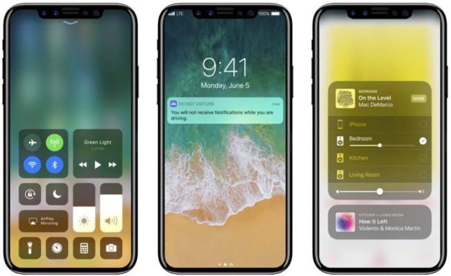 Posible diseño del iPhone 8