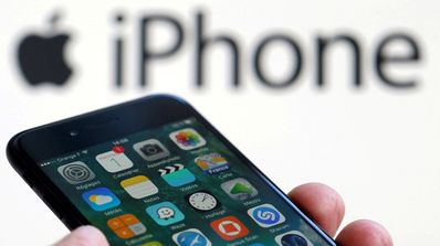 Pantalla de un iPhone