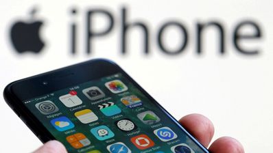 Pantalla de un iPhone