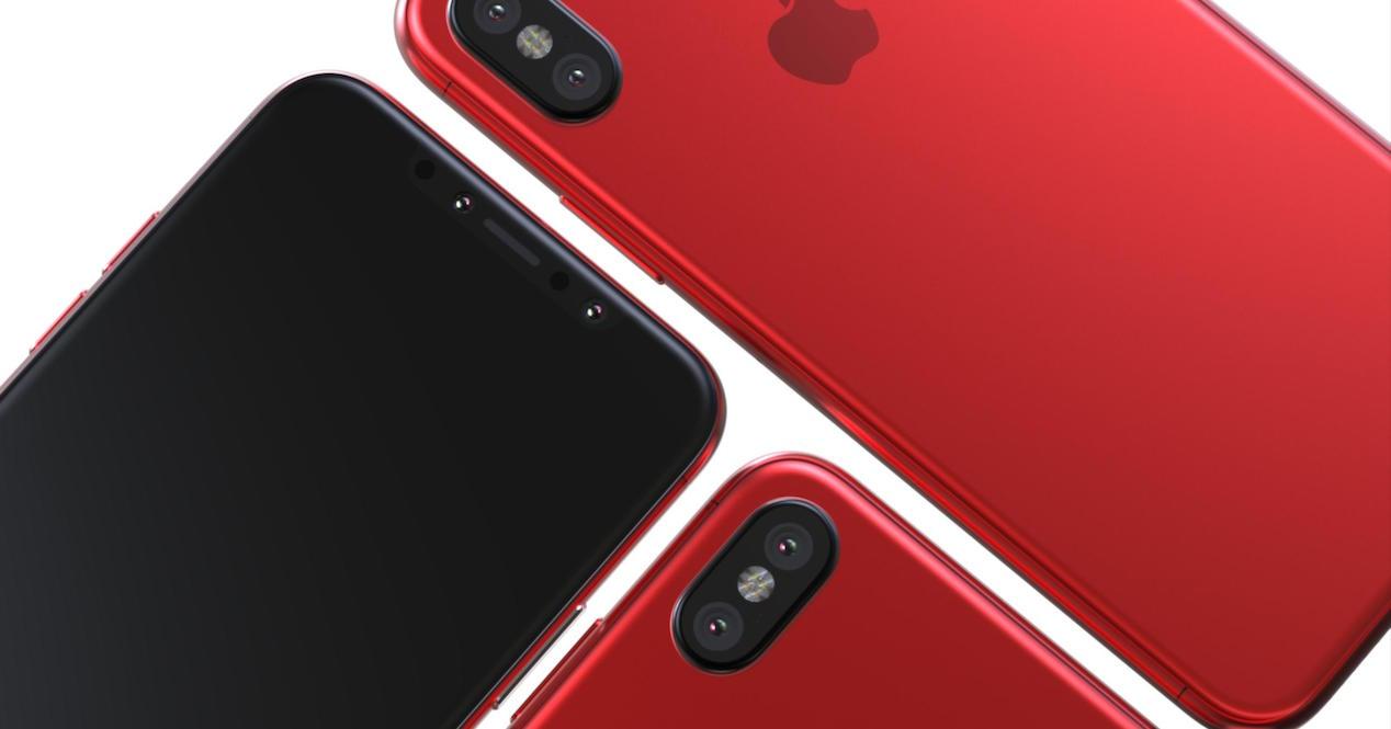 iphone 8 rojo