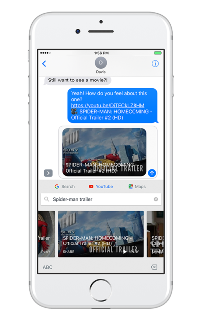 Gboard incluye ahora integración con YouTube y Google Maps