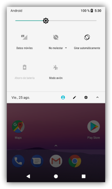 Activar rápido modo No molestar Android 8.0 Oreo