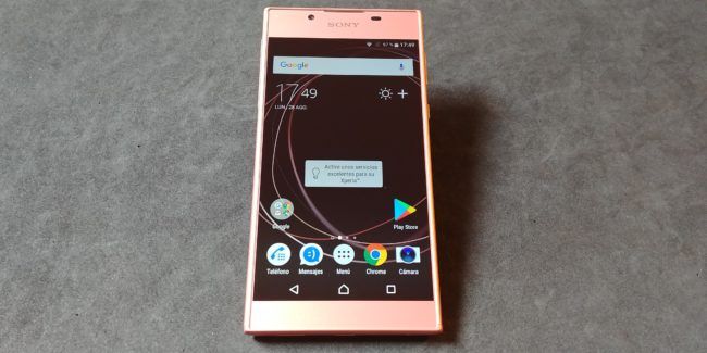 Imagen frontal del Sony Xperia L1