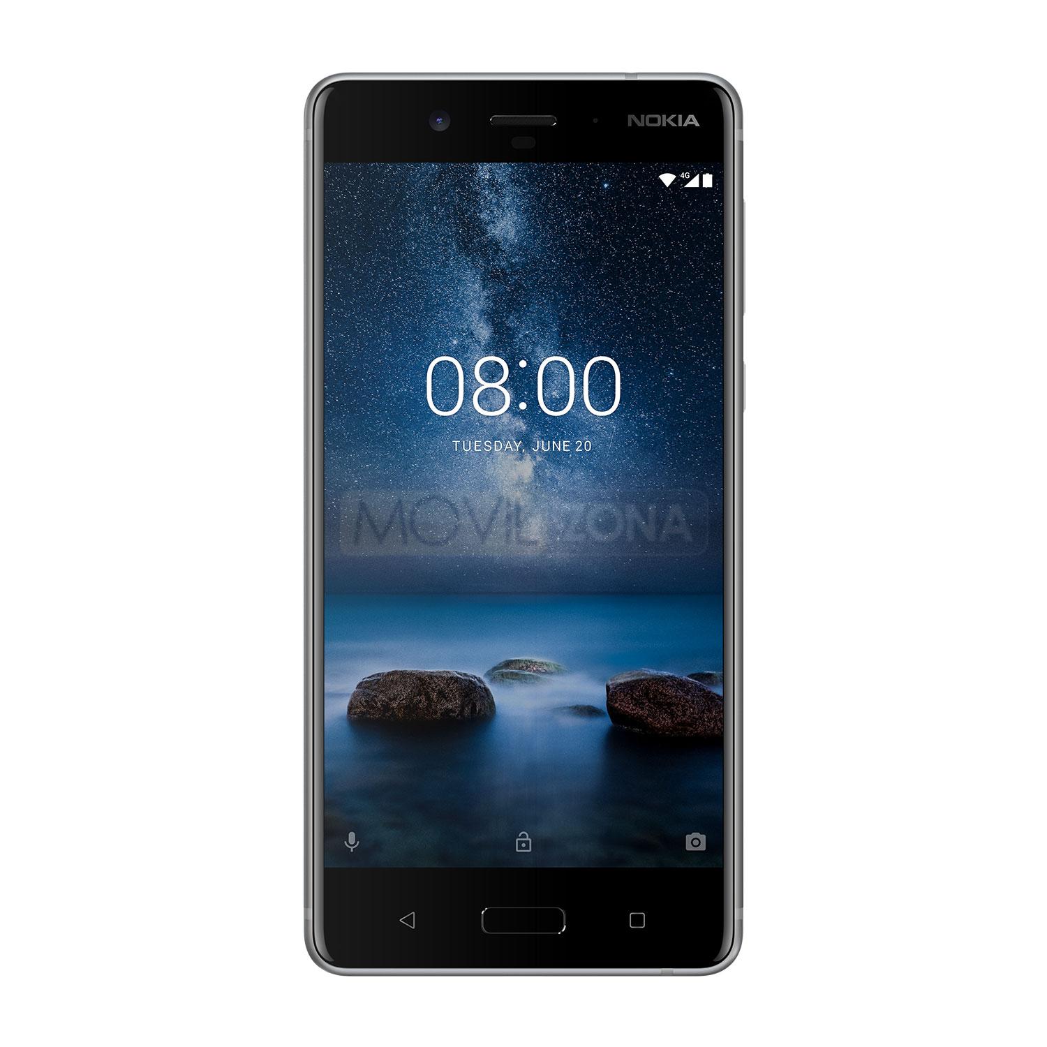 Nokia 8 Android vista frontal