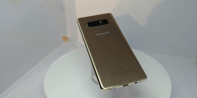 Samsung Galaxy Note 8 trasera