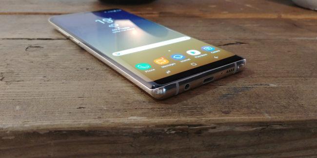 Samsung Galaxy Note 8 frontal